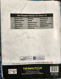 Full Marks English Core Class 12 CBSE Book