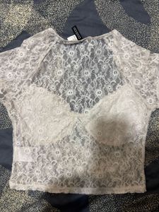 White Lace Top