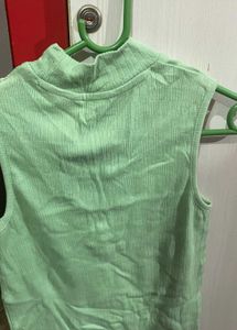 Sage Green Crop Top