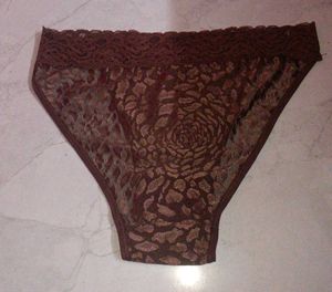 Brown Lace Briefs
