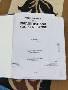 Park's Textbook of Preventive and Social Medicine