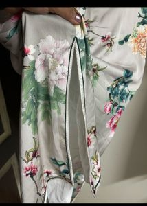 Elegant Floral Cheongsam Dress