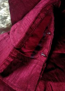 attached inner Elegant Maroon Lehenga Choli Set