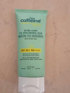 m caffeine suncreen