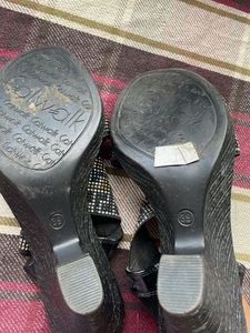 Sparkling Wedge Sandals