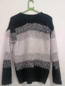 Cozy Striped Knit Sweater
