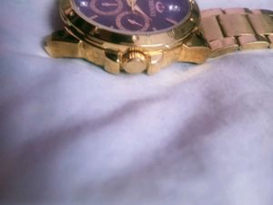 Gold Chronograph Watch