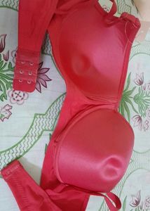 Pink colour bra