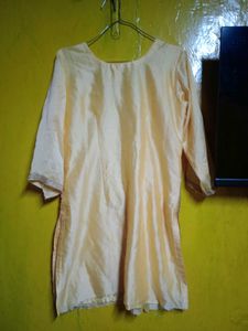 yellow Embroidered Kurta Palazzo Set