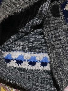 Men's Geometric Pattern Knit Sweater