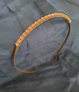 Festive Diamond Headband with Bracelet