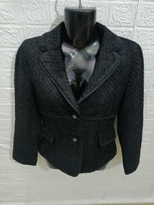 Fancy Glitter Polyster Jacket For All Season