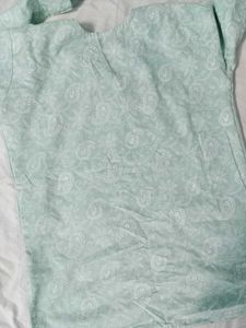 Light green short kurta 💚
