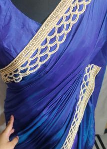 shinning 🌟 magic silk fabric shin like purple an