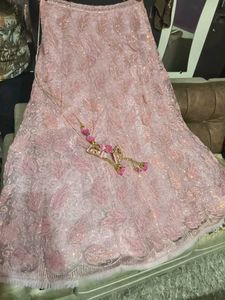 Elegant Pink Lehenga Skirt