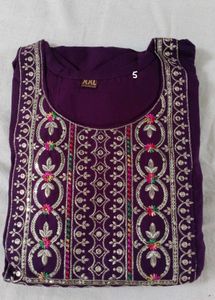 Elegant Embroidered Kurta Set