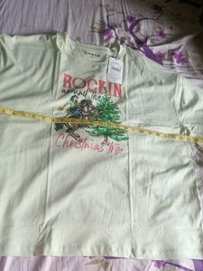 SHEIN "Rockin Around The Christmas Tree" T-Shirt