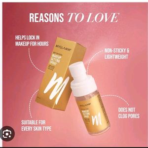 Myglamm SET ON YOU MAKEUP SETTING SPRAY Long Lasti
