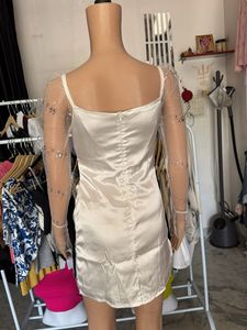 urbanic Elegant White Cocktail Dress