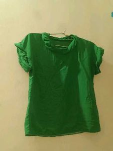 Green Ethnic Fabric