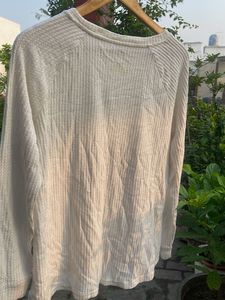 Cozy Waffle Knit Long Sleeve Top