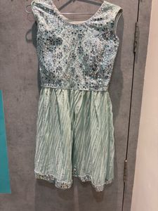paded mirror work Sharara Suit