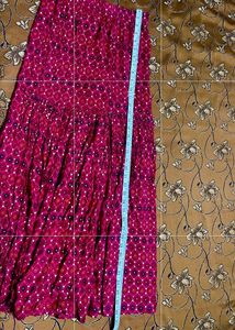 Designer Red Sharara Set with Dupatta. Perfect for