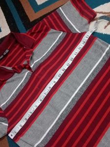 Striped Polo T-Shirt