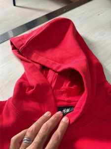 H&amp;M Red Graphic Hoodie