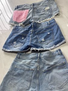 3 Pairs of Denim Shorts