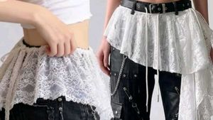 lace scarves/tops/lace