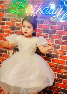Beautiful Ivory Baby Girl Dress