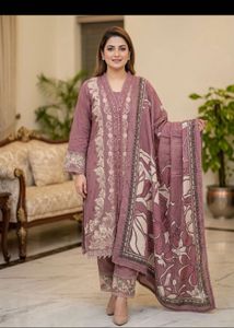 Elegant Embroidered Kurta Set with Dupatta
