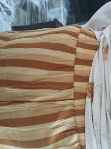 Cream Floral Print Kurta