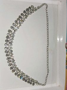 Sparkling Rhinestone Necklace &amp; Earring Set
