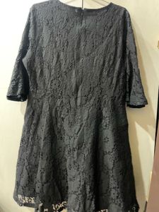 Elegant Black Lace Dress
