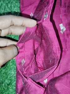 Avaasa Pink Embroidered Blouse