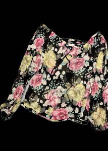 Floral Sheer Blouse