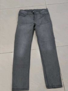 Classic Grey Denim Jeans
