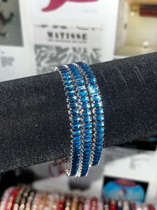 Elegant Blue Stone Bracelet