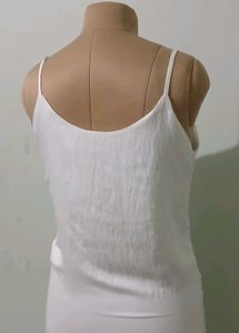 Elegant White Slip Dress