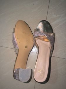 Sparkly Flat Sandals for Women