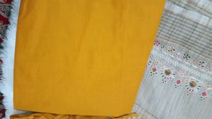 Elegant Yellow Kurta Set with Intricate Embroidery
