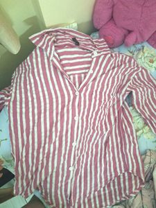 Striped Button-Down Shirt
