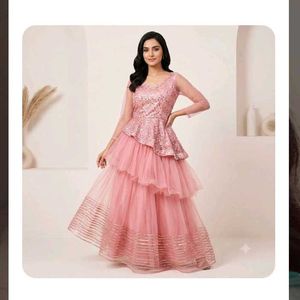 Sparkling Pink Lehenga Choli nd dupatta