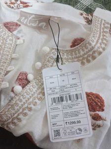 Elegant Floral Print Kurta