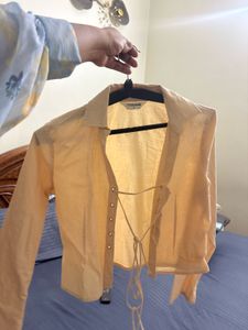 Women's Lace-Up Corset Style Blouse