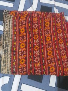 Vibrant Floral Print Dupatta