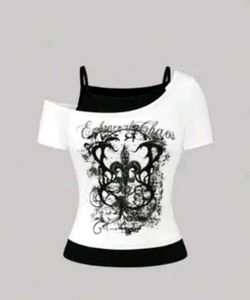 Gothic Style Graphic T-Shirt