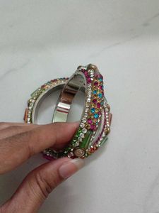 Sparkling Multi-Color Bangles